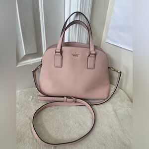 Kate Spade Pink Leather Satchel Bag EUC